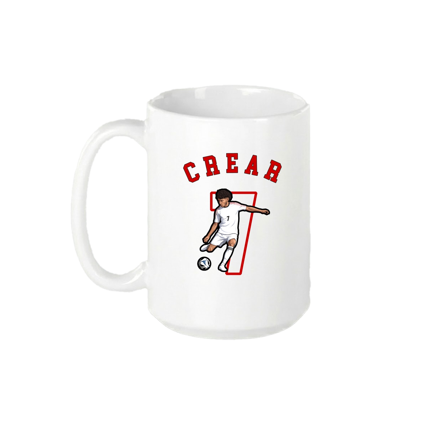 15oz Coffee Mug — Shirsey Arch in White