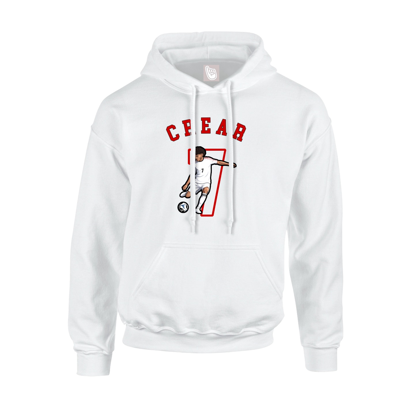 Hoodie — Shirsey Arch in White