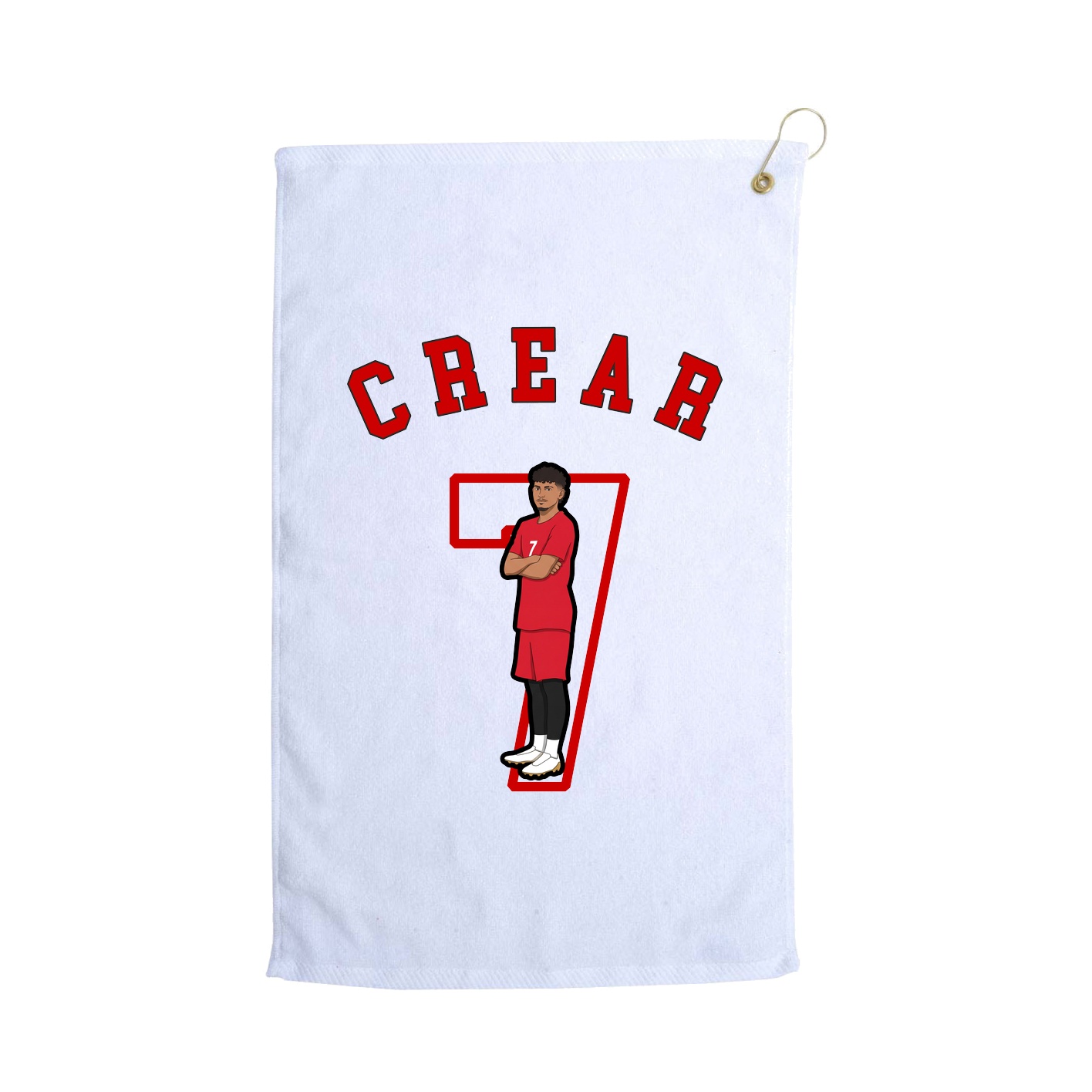 Golf Towel — Shirsey Arch in White