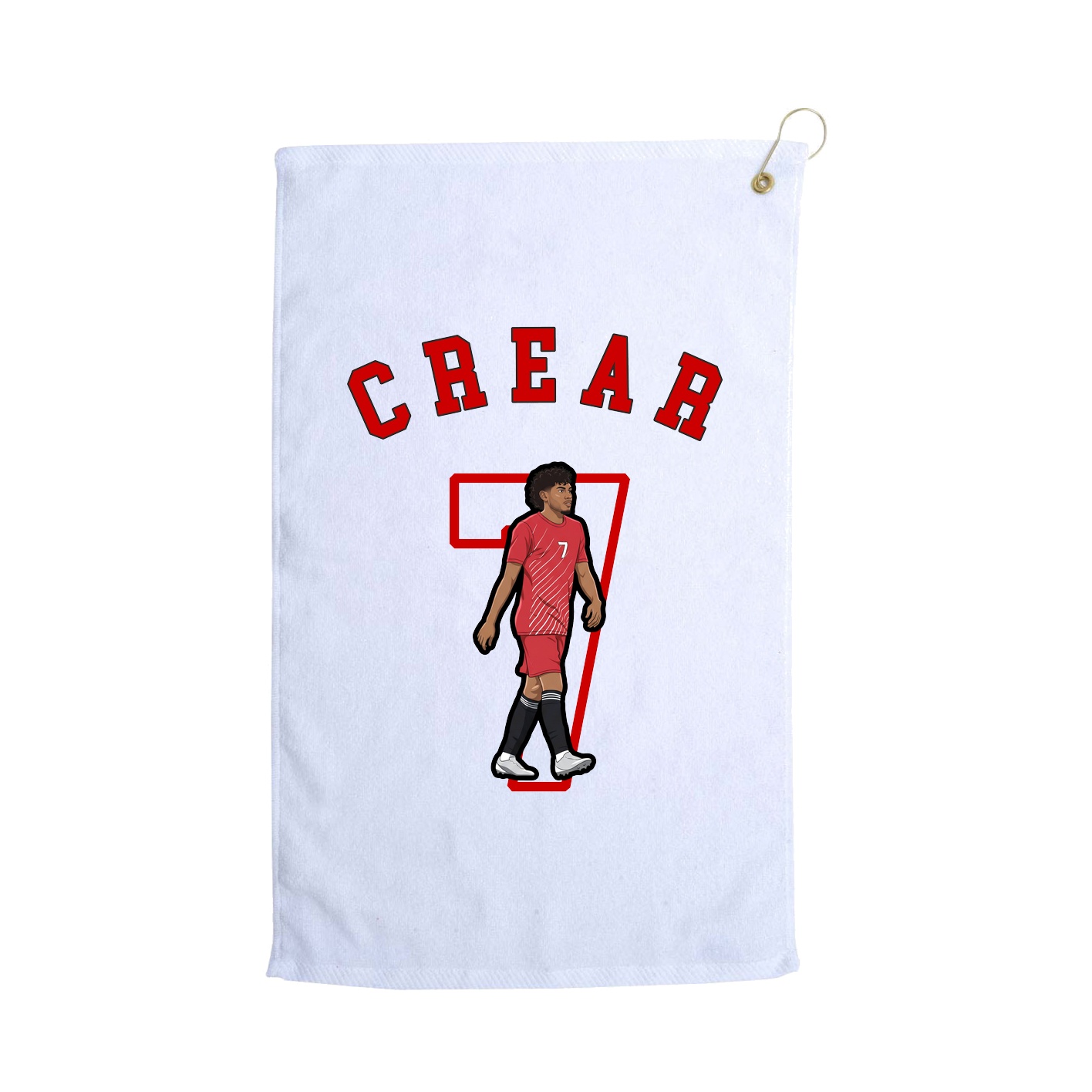 Golf Towel — Shirsey Arch in White