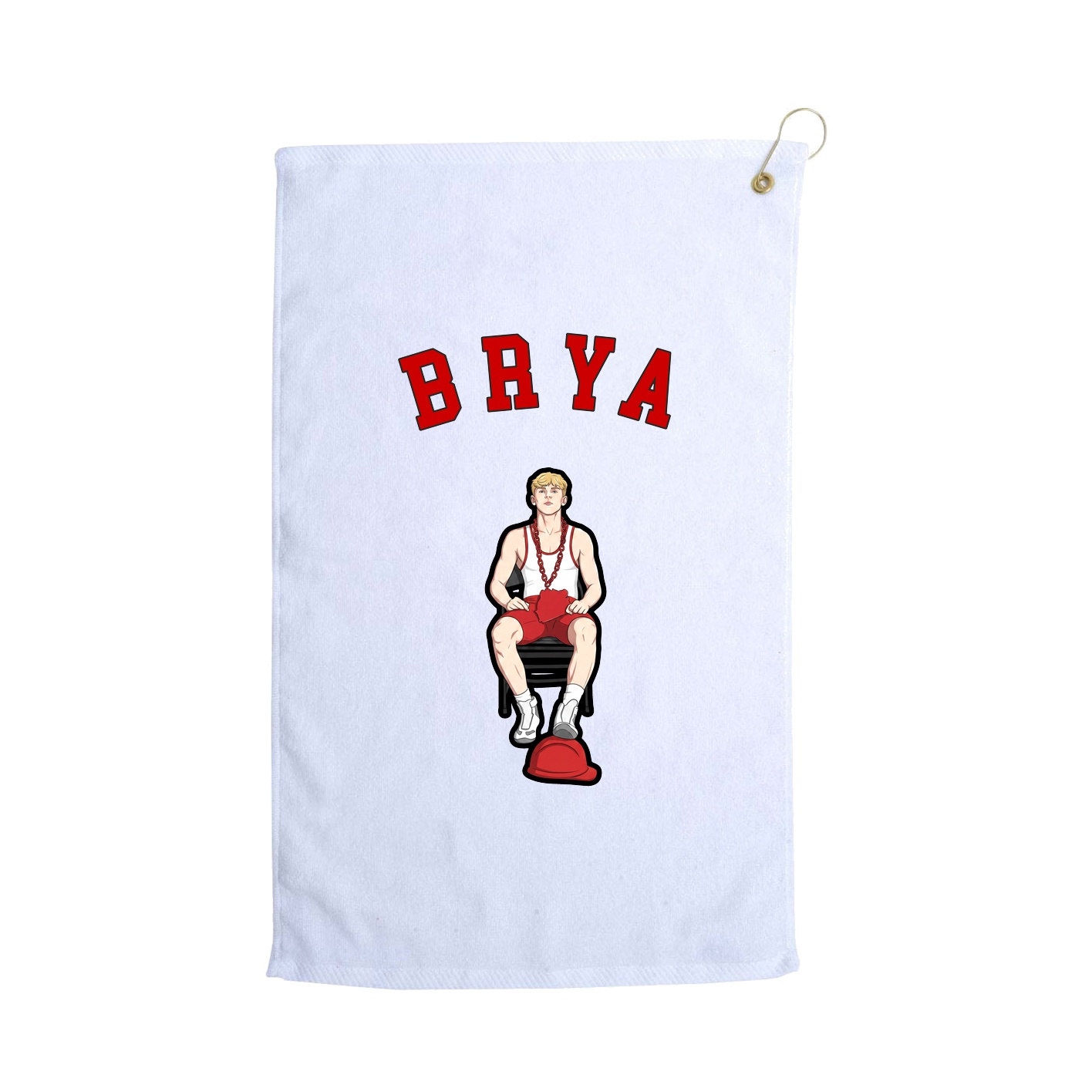 Golf Towel — Shirsey Arch in White