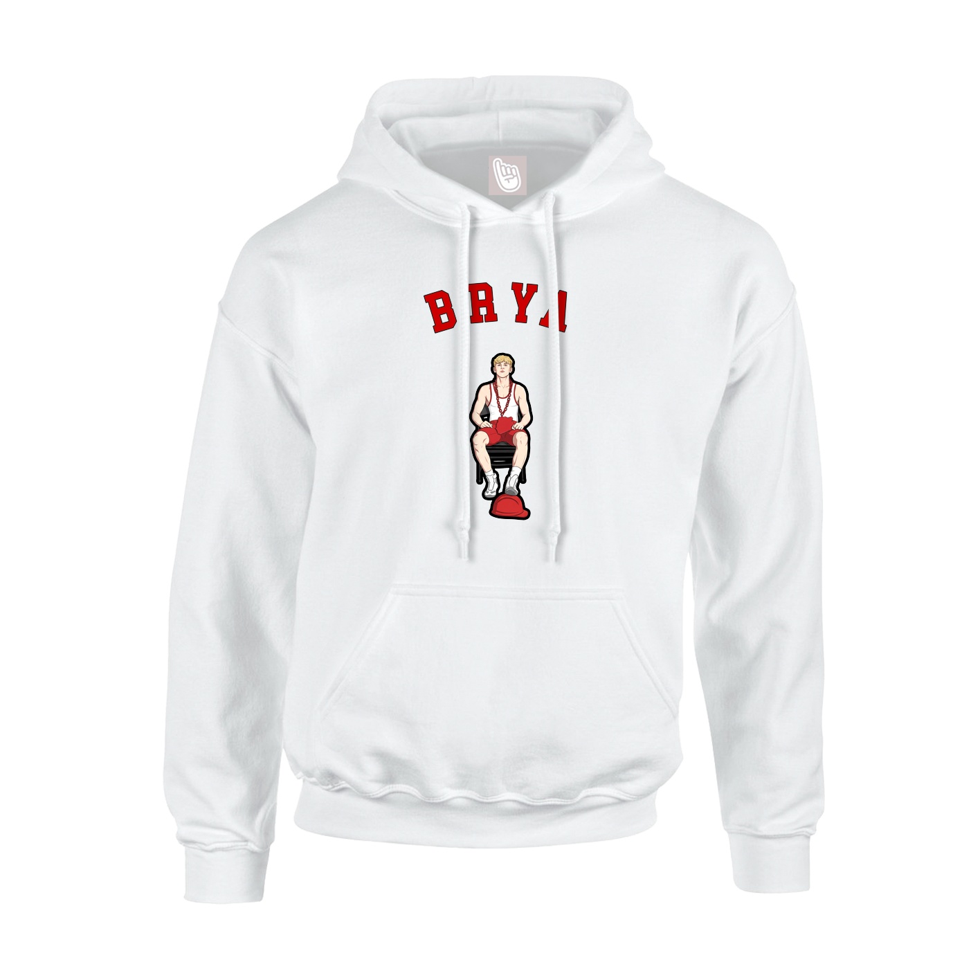 Hoodie — Shirsey Arch in White