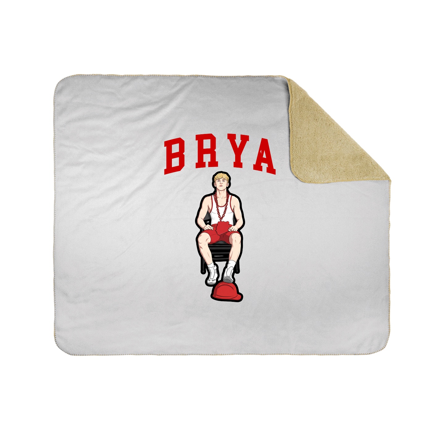 Throw Blanket — Shirsey in White