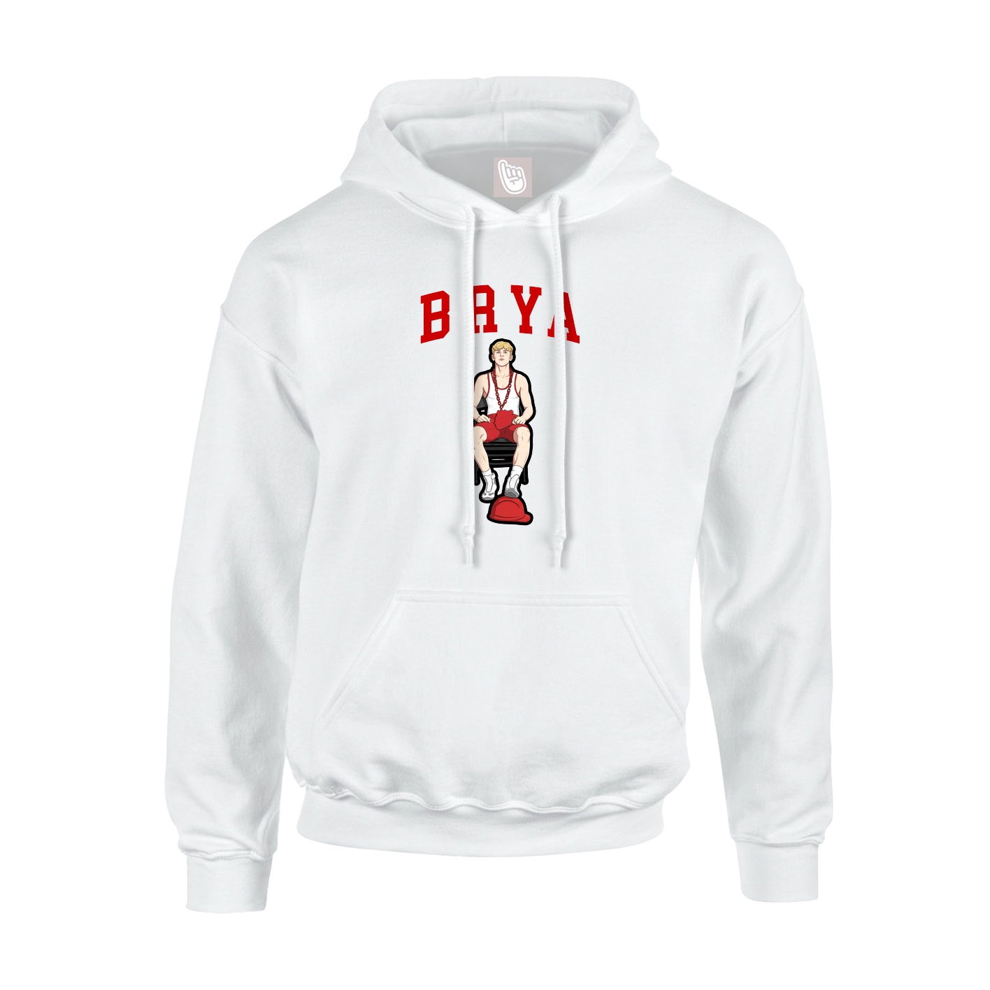 Youth Hoodie — Shirsey in White