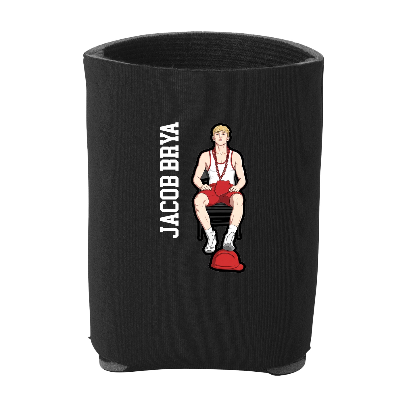 Can Holder — Name Vertical in Black