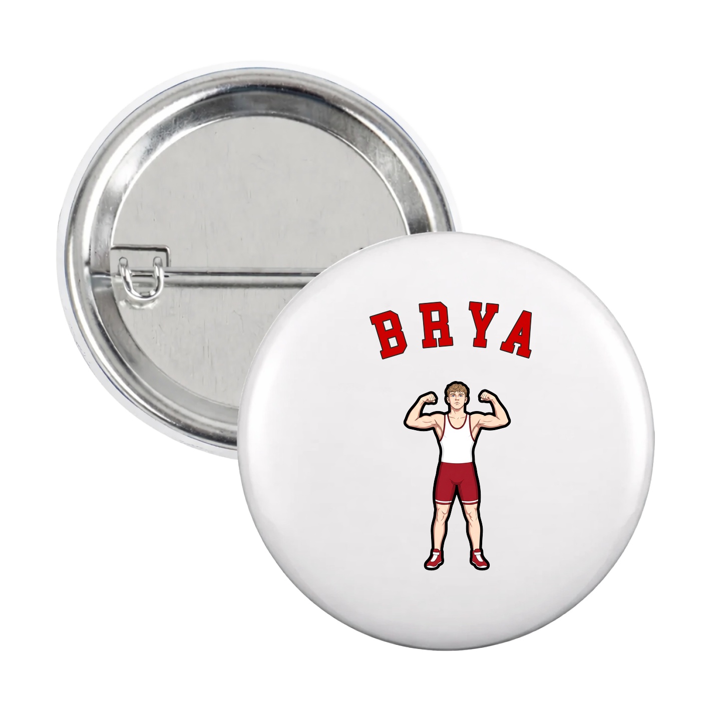 Game Day Button — Shirsey Arch in White