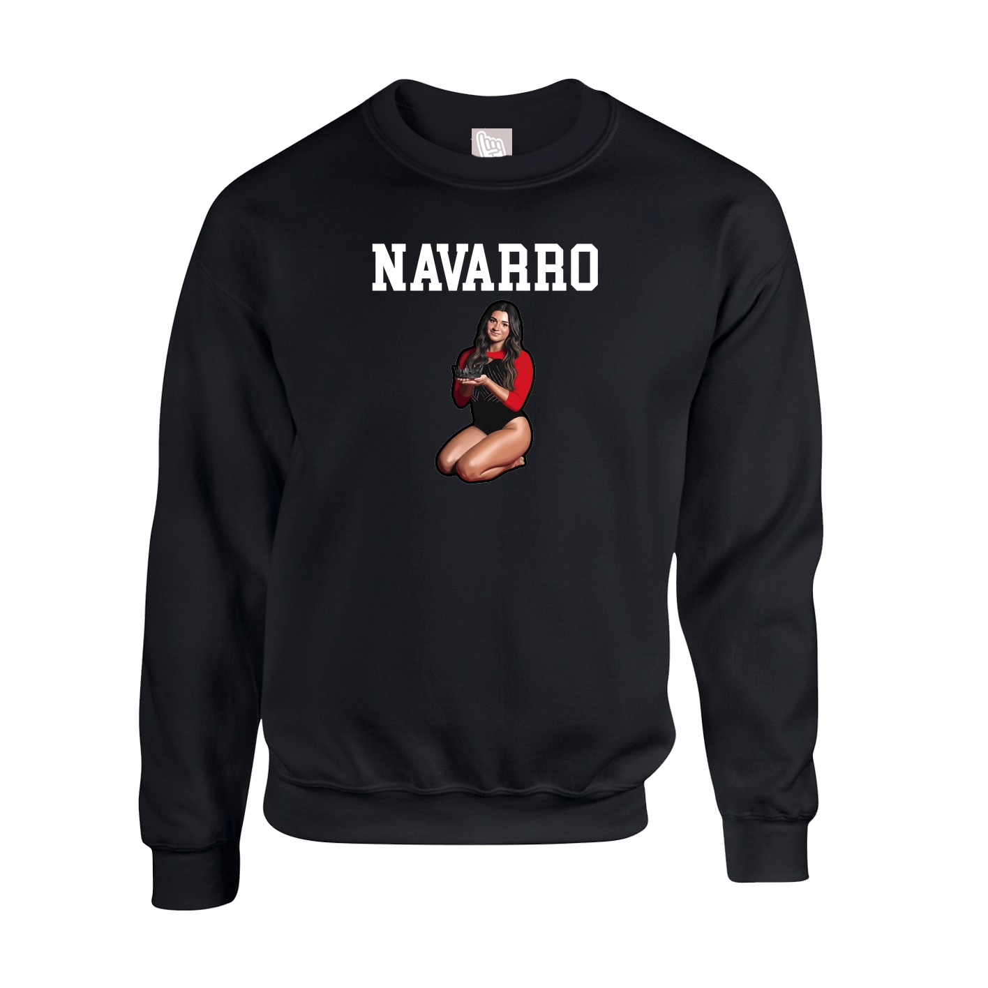 Fleece Crew — Shirsey in Black