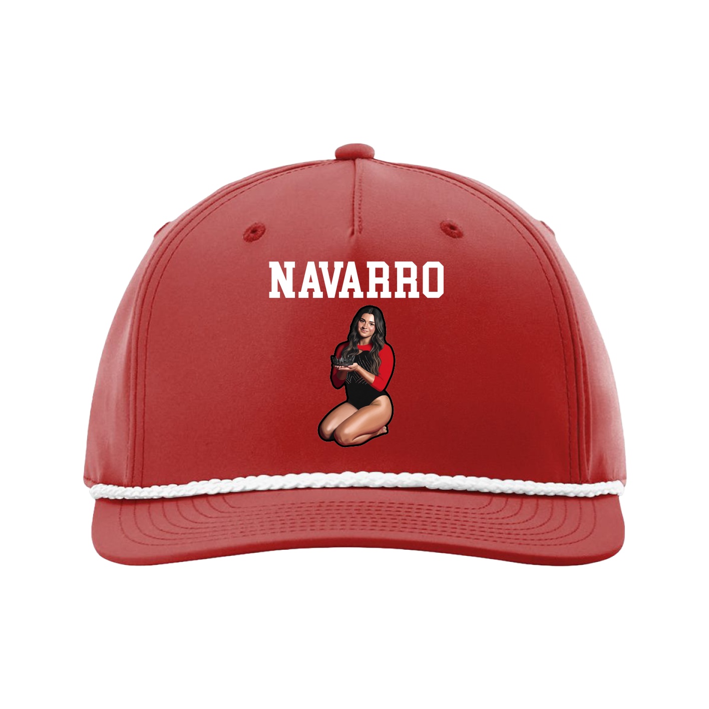 Five-Panel Classic Rope Cap — Shirsey in Red
