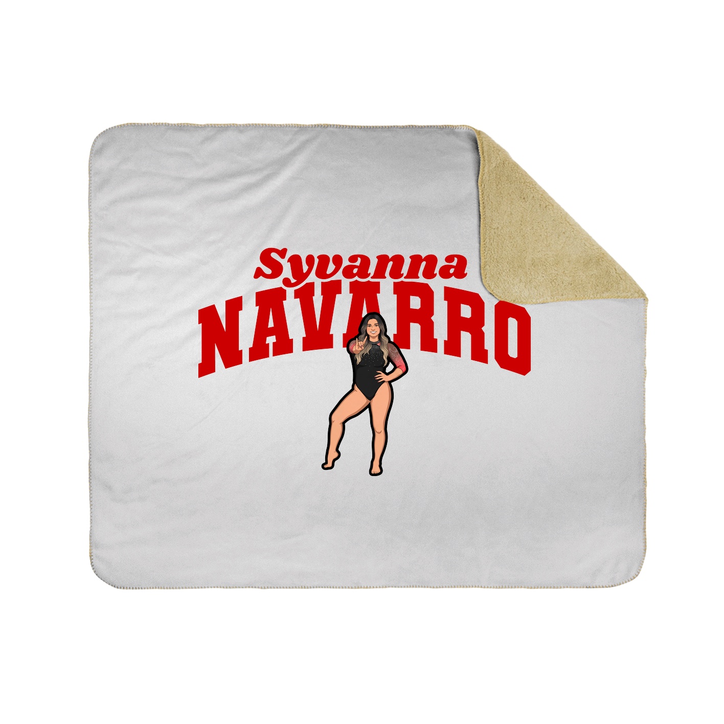 Throw Blanket — Signature Arch in White
