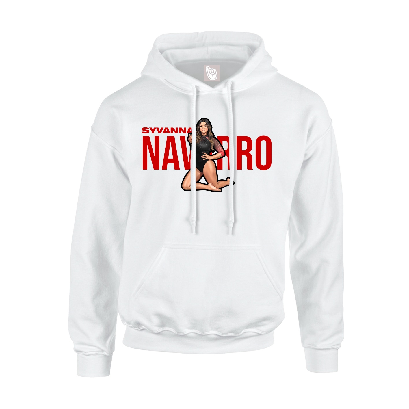 Hoodie — Player Name in White