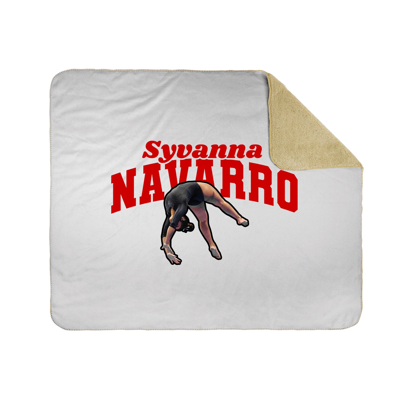 Throw Blanket — Signature Arch in White