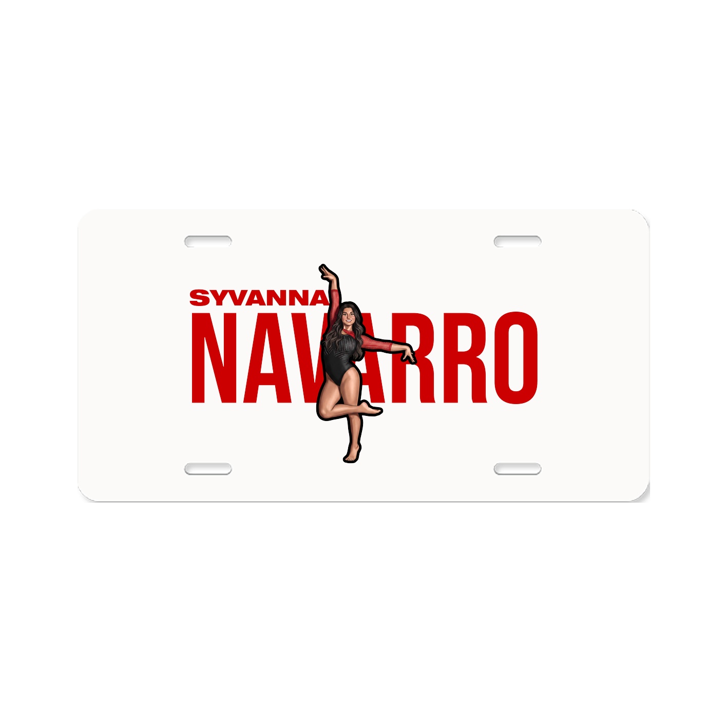 License Plate — Player Name in Classic