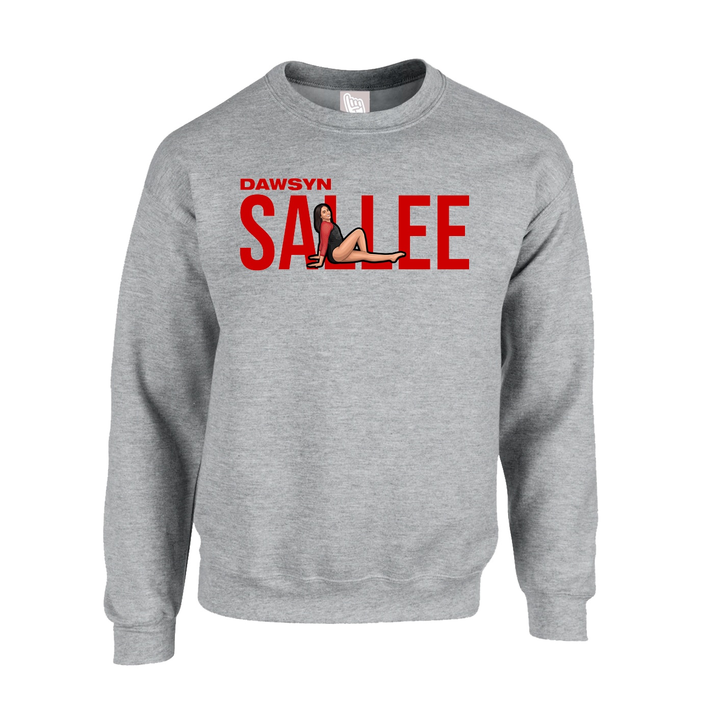 Fleece Crew — Player Name in Grey