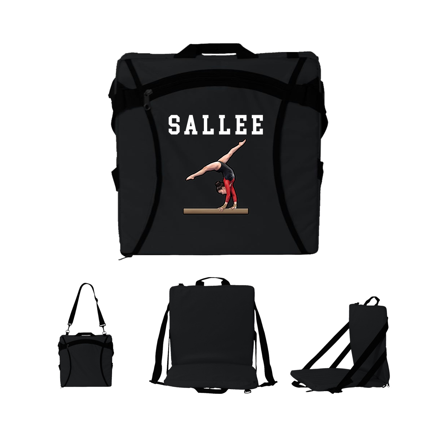 Folding Stadium Seat — Shirsey in Black