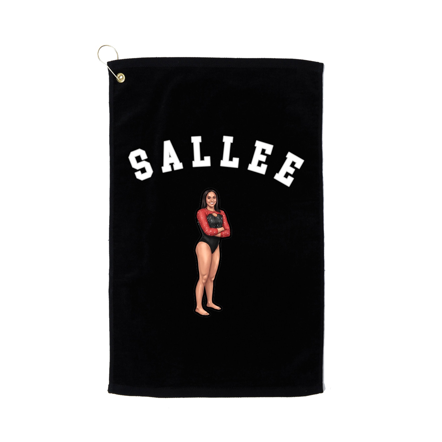 Golf Towel — Shirsey Arch in Black