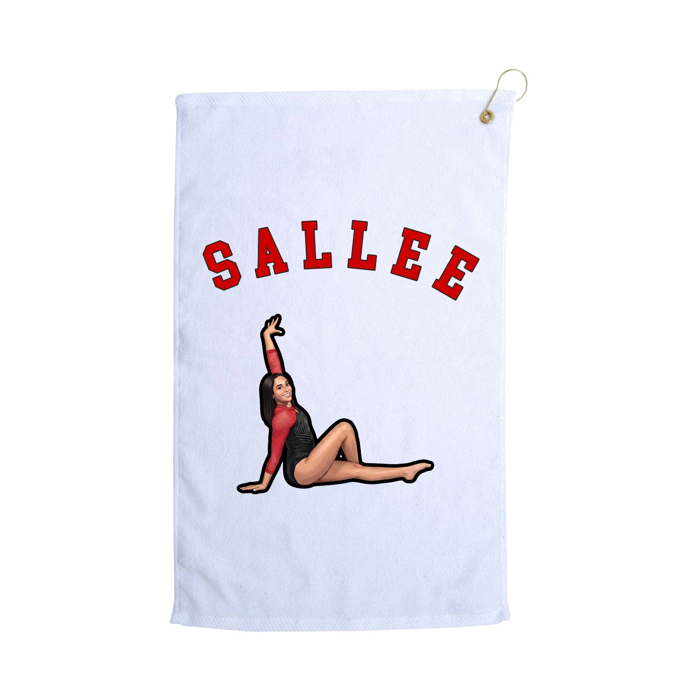 Golf Towel — Shirsey Arch in White