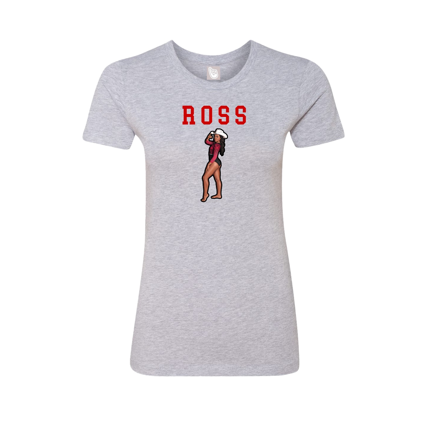 Fitted Women's Tee — Shirsey in Grey