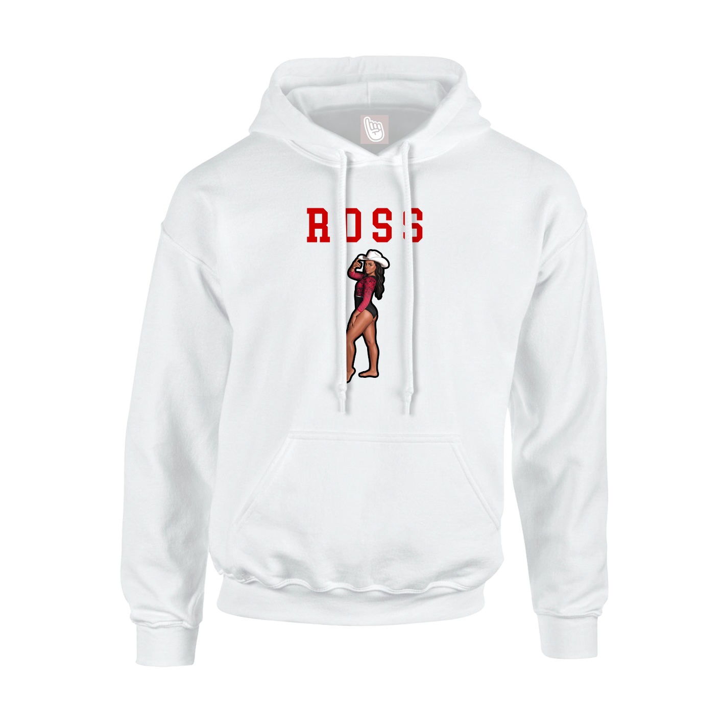 Hoodie — Shirsey in White