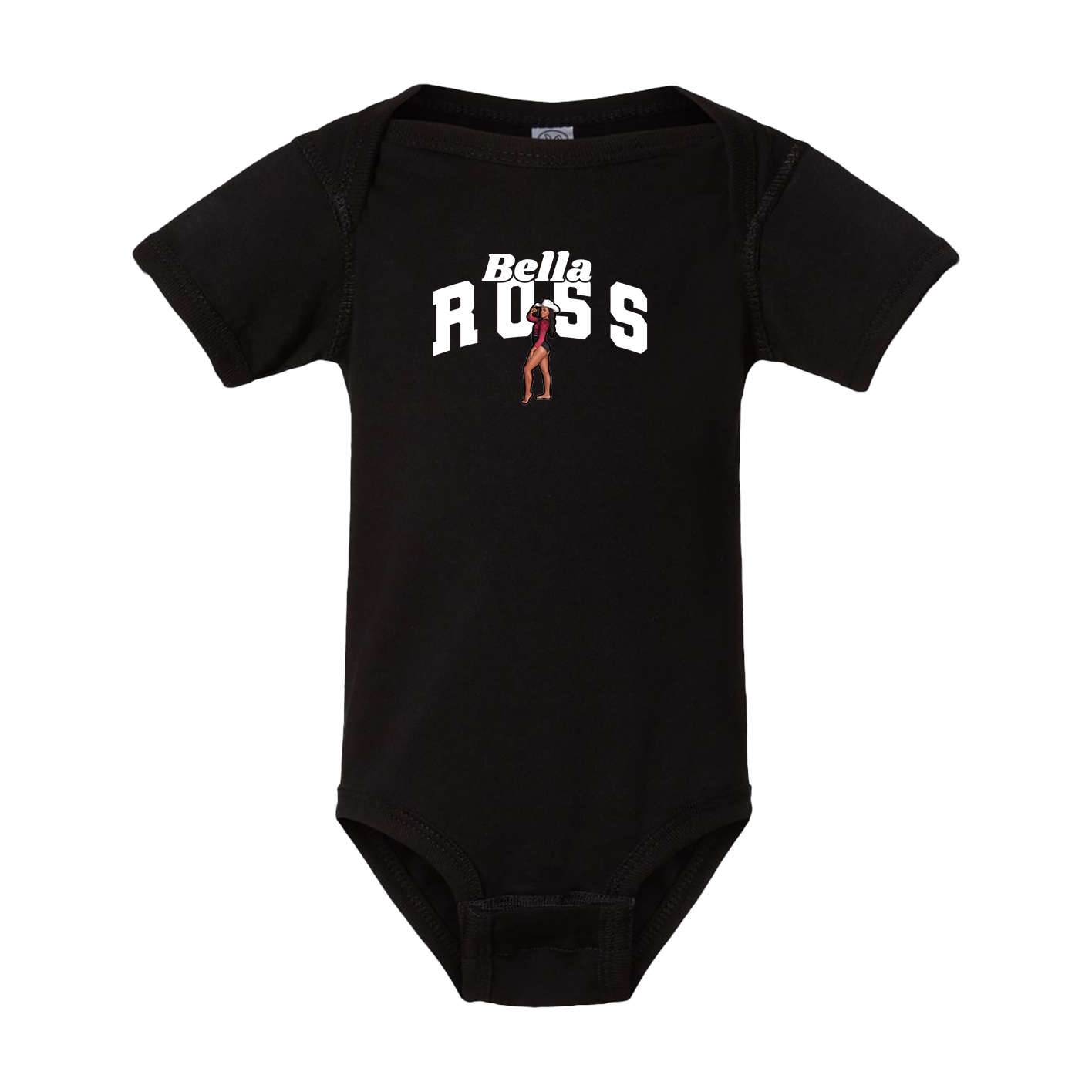 Baby Onesie — Signature Arch in Black