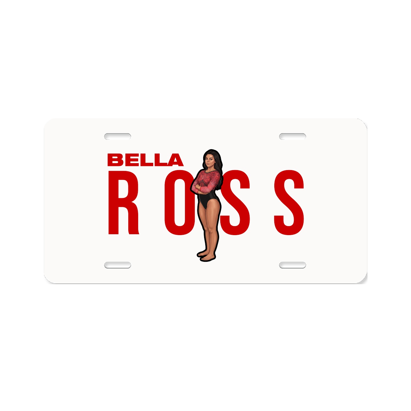 License Plate — Player Name in Classic
