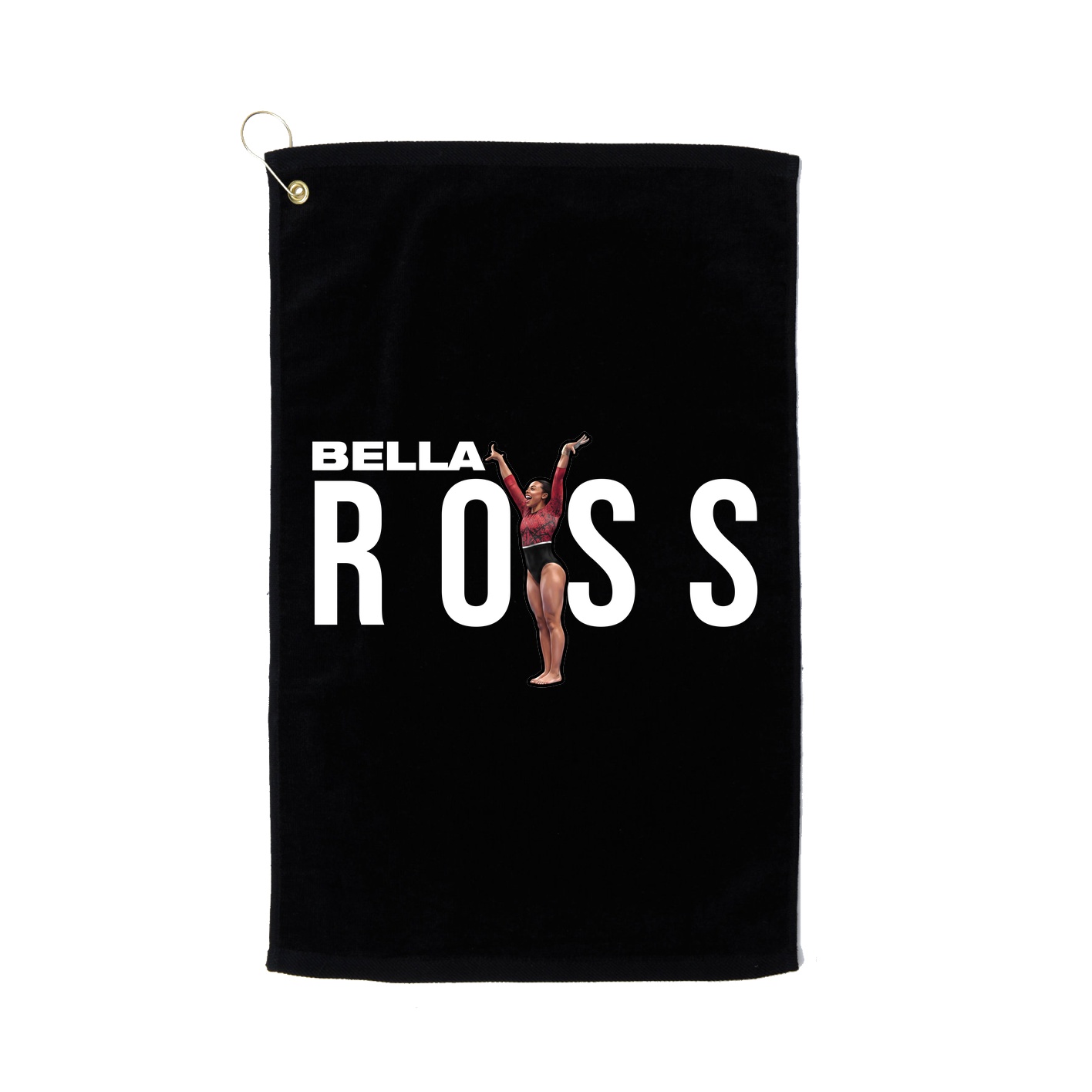 Golf Towel — Player Name in Black