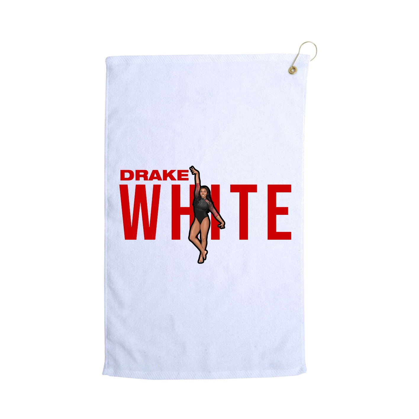 Golf Towel — Player Name in White