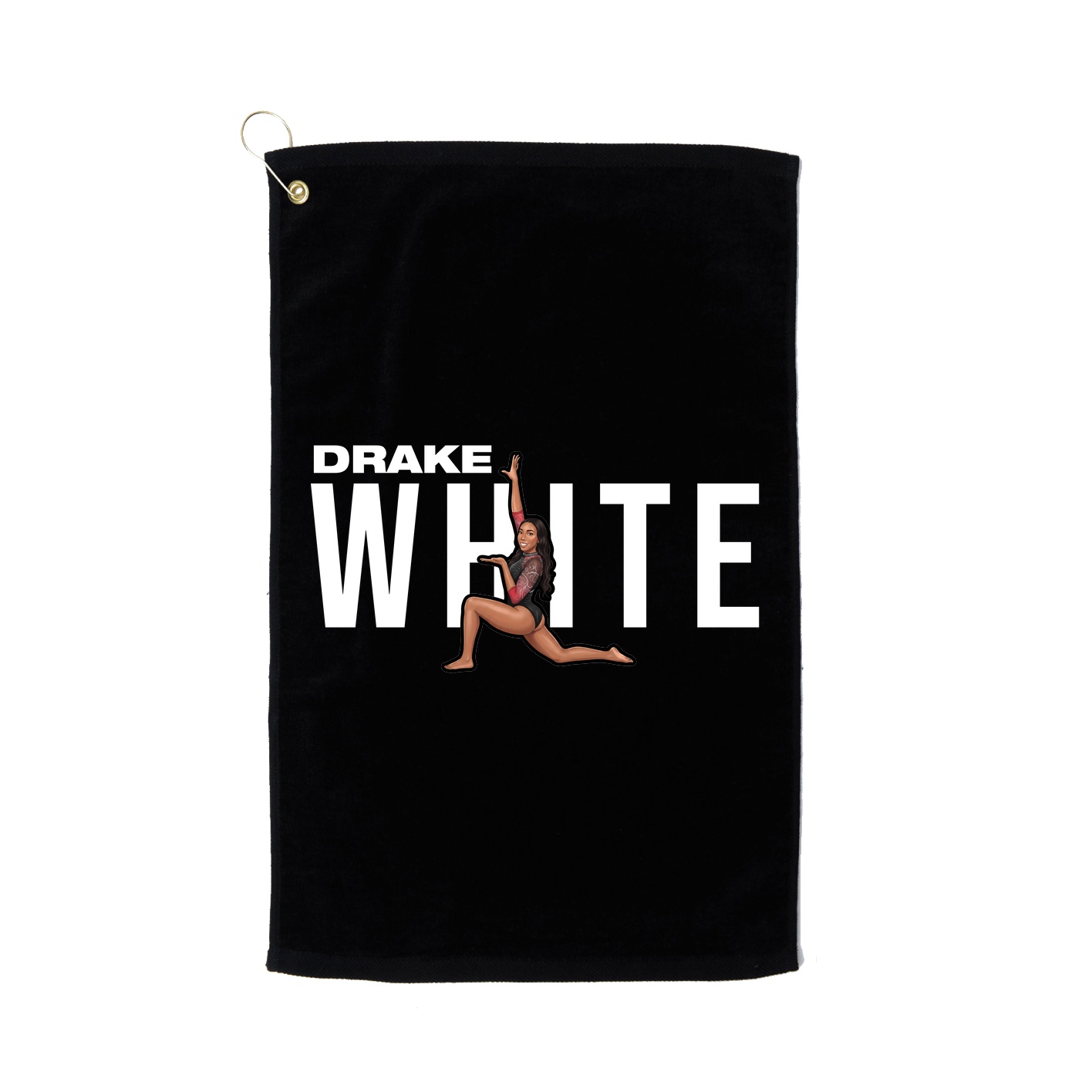 Golf Towel — Player Name in Black
