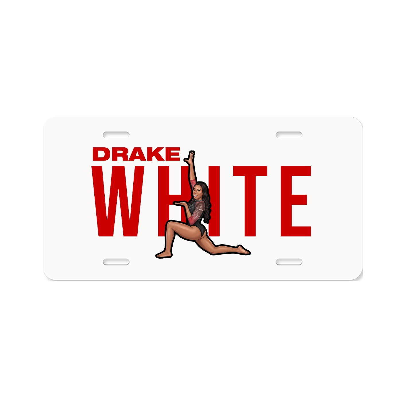 License Plate — Player Name in Classic