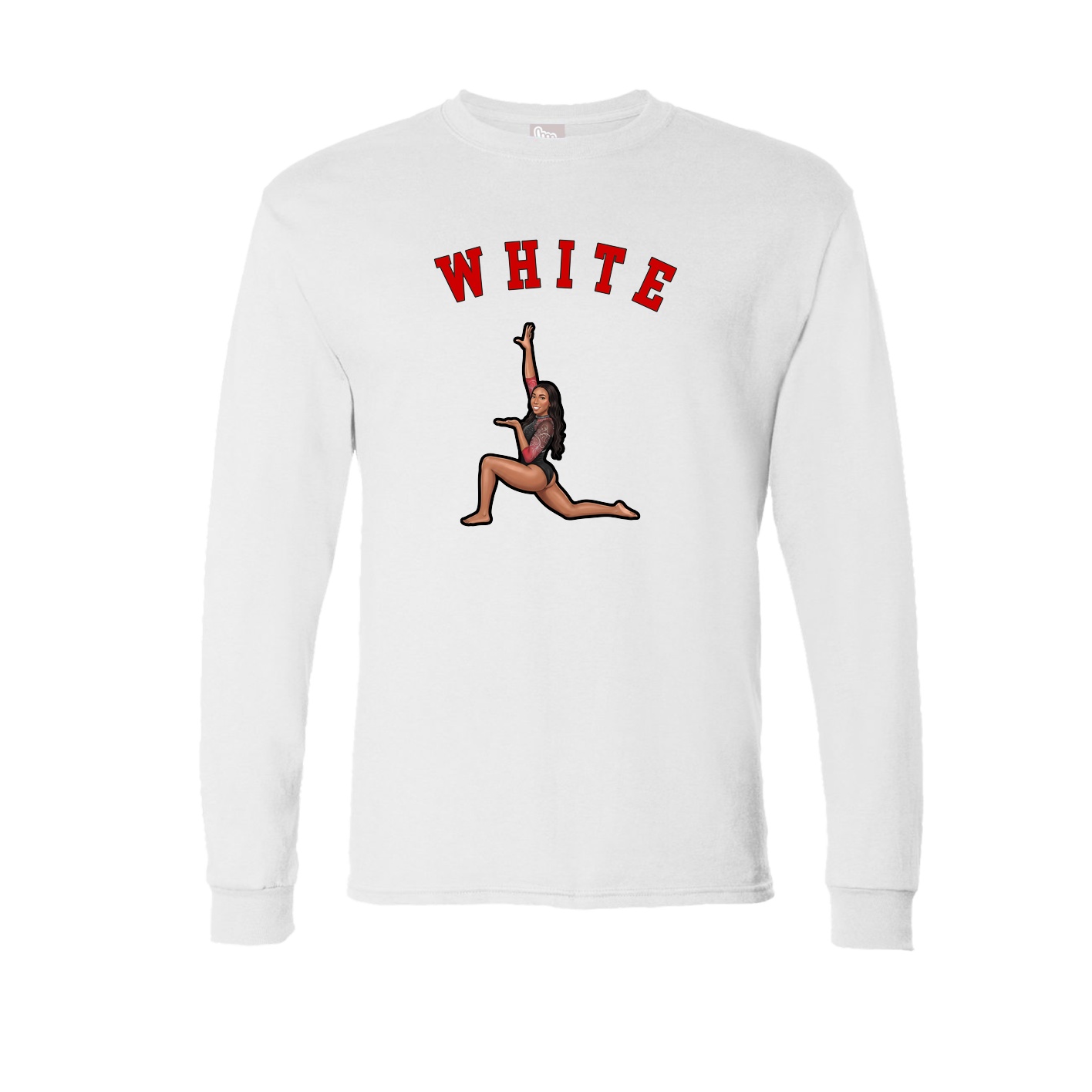 Long Sleeve Tee — Shirsey Arch in White