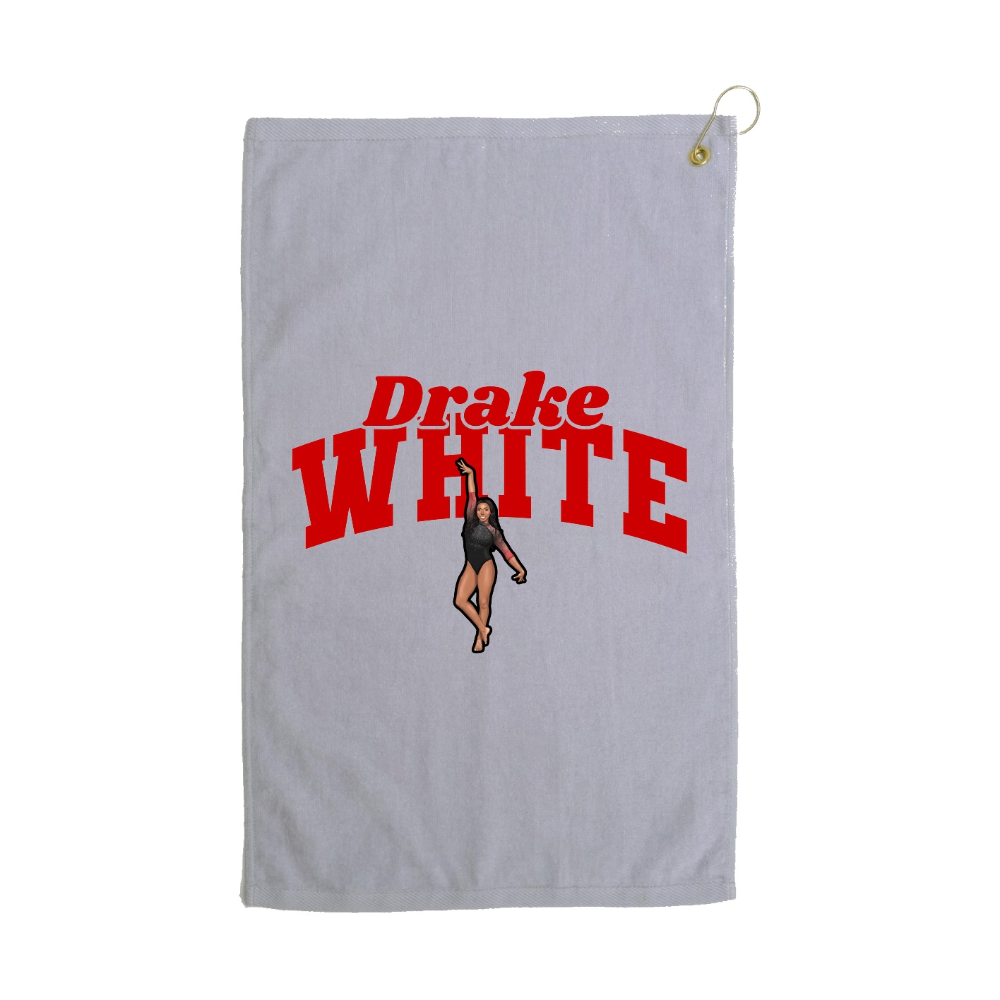 Golf Towel — Signature Arch in Grey