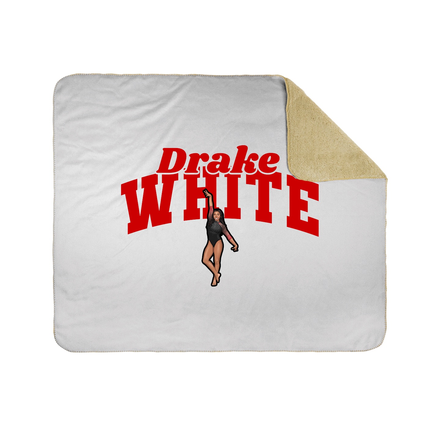 Throw Blanket — Signature Arch in White