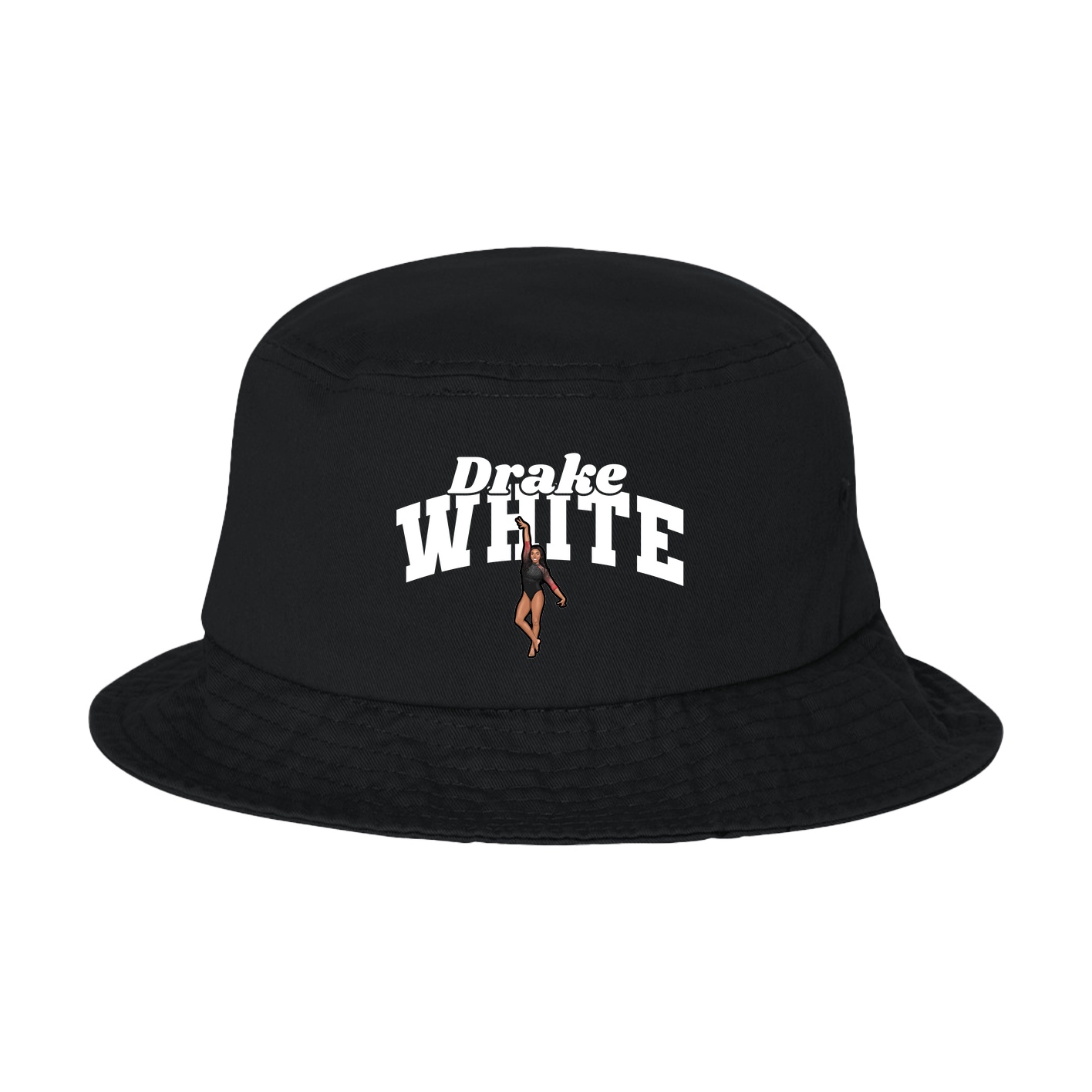 Bucket Cap — Signature Arch in Black