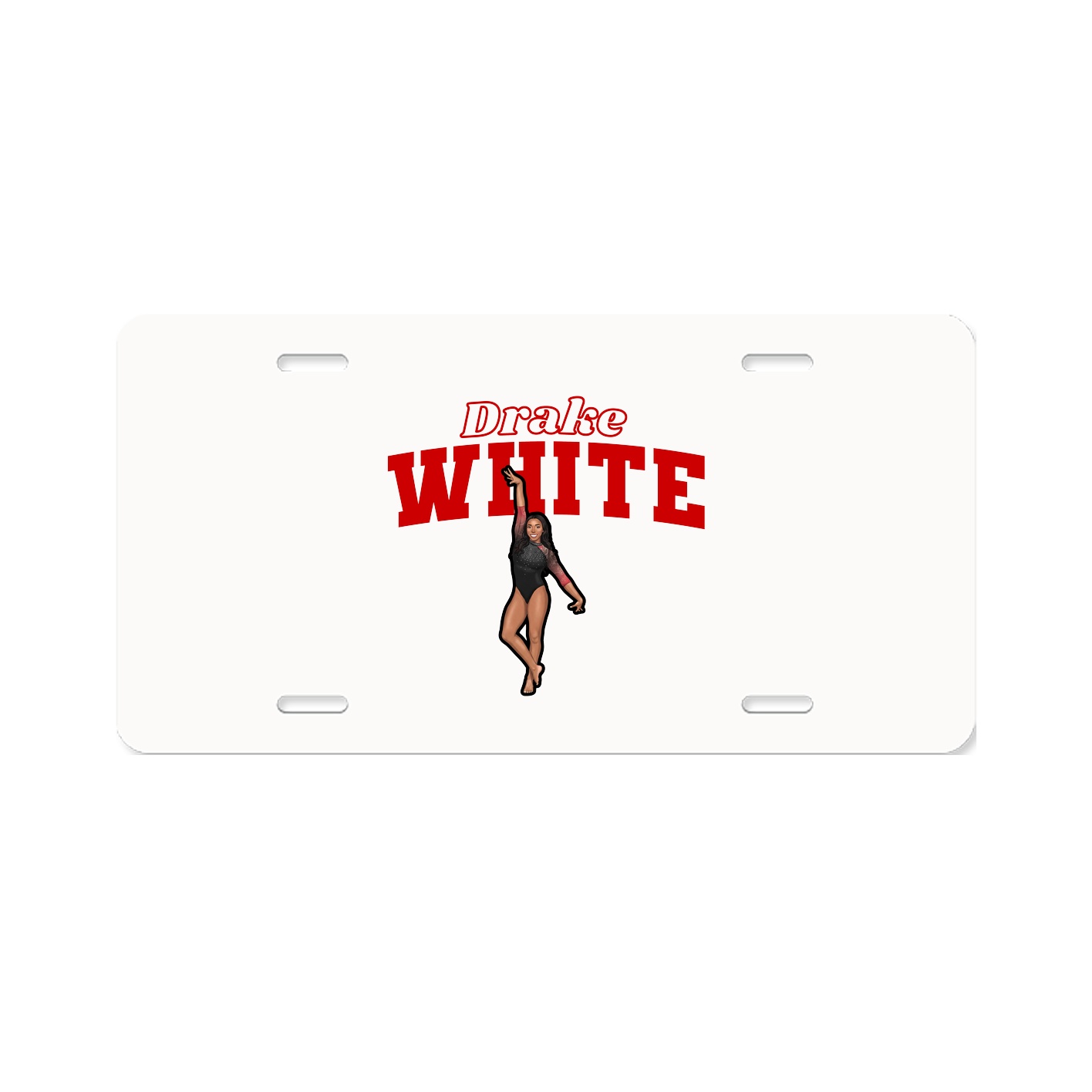 License Plate — Name Arch in Classic