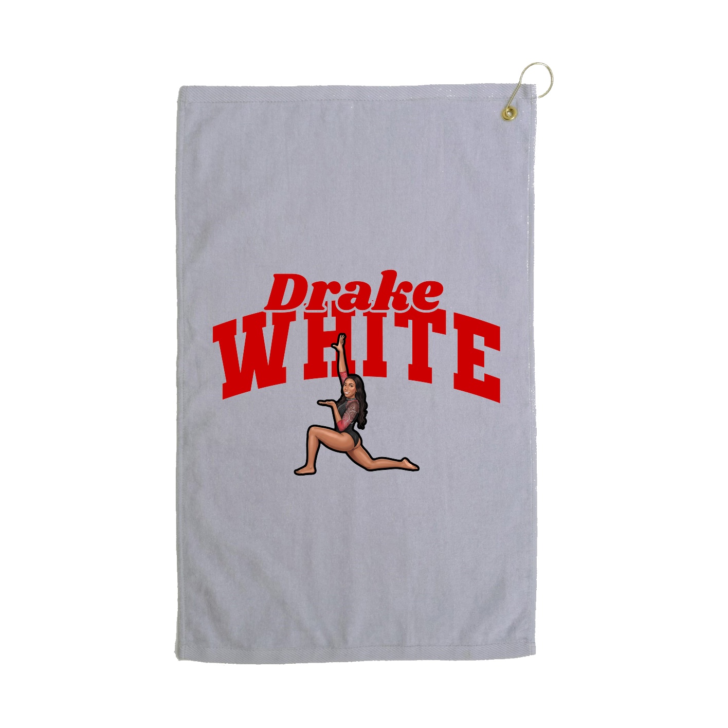 Golf Towel — Signature Arch in Grey