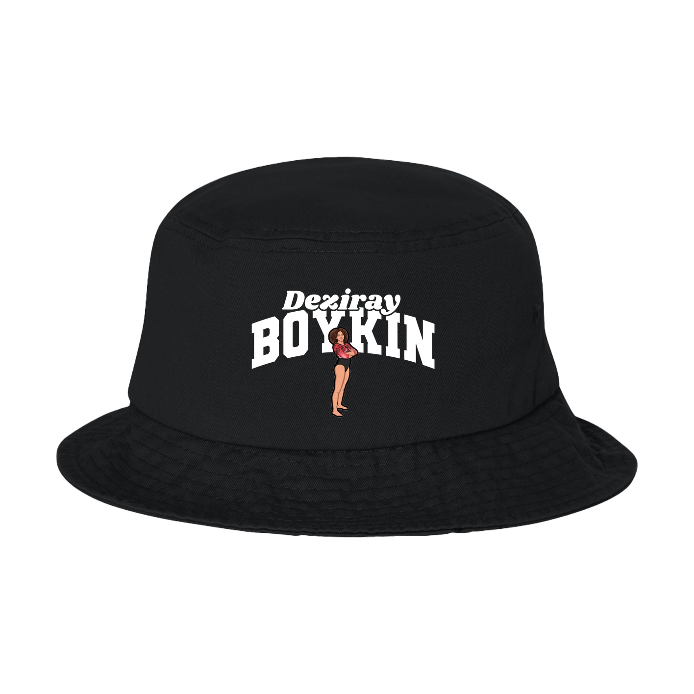 Bucket Cap — Signature Arch in Black