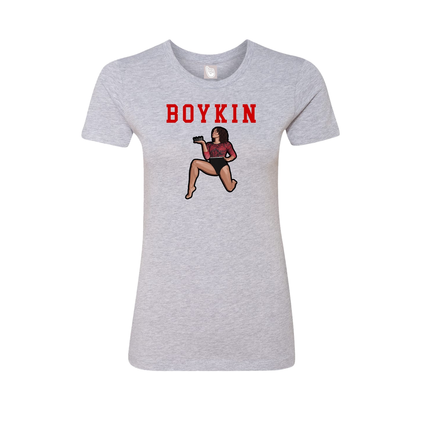 Fitted Women's Tee — Shirsey in Grey