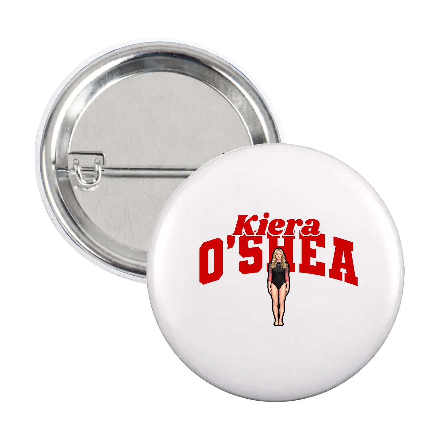 Game Day Button — Signature Arch in White
