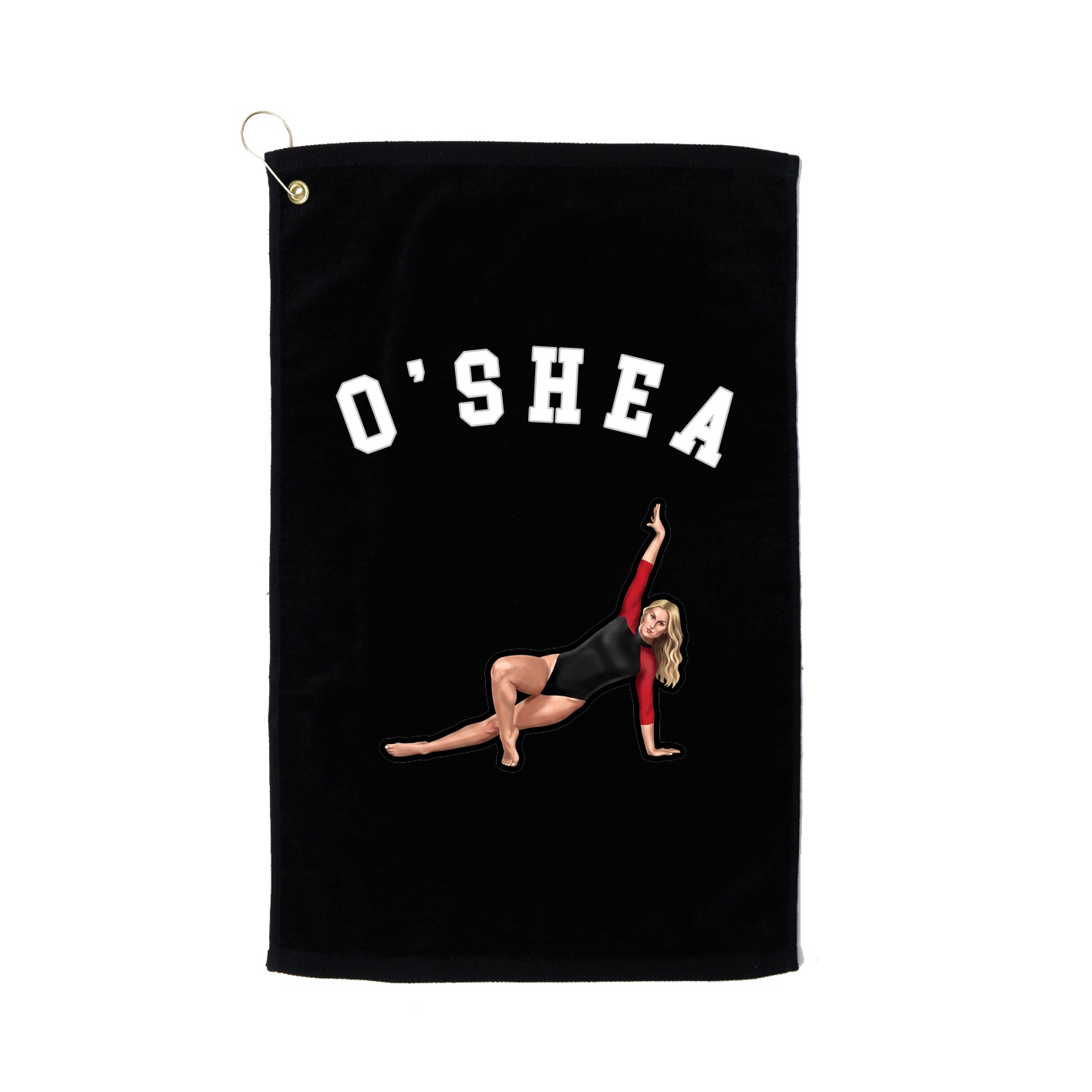 Golf Towel — Shirsey Arch in Black