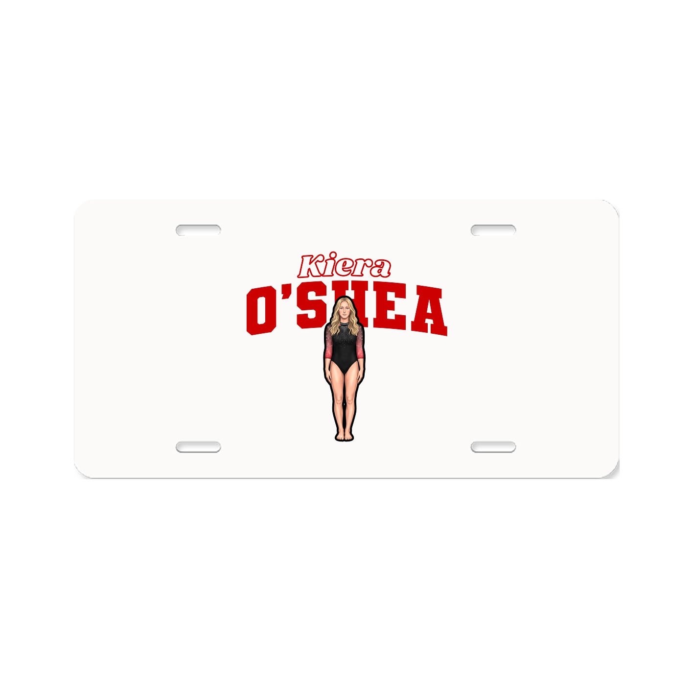 License Plate — Name Arch in Classic