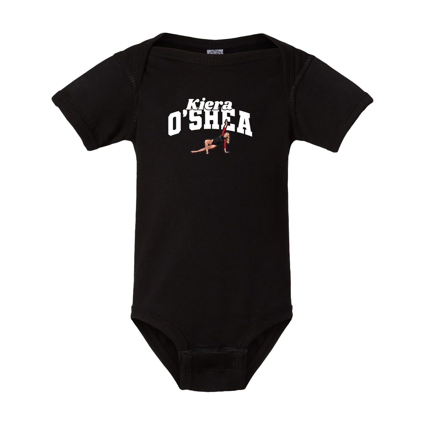 Baby Onesie — Signature Arch in Black