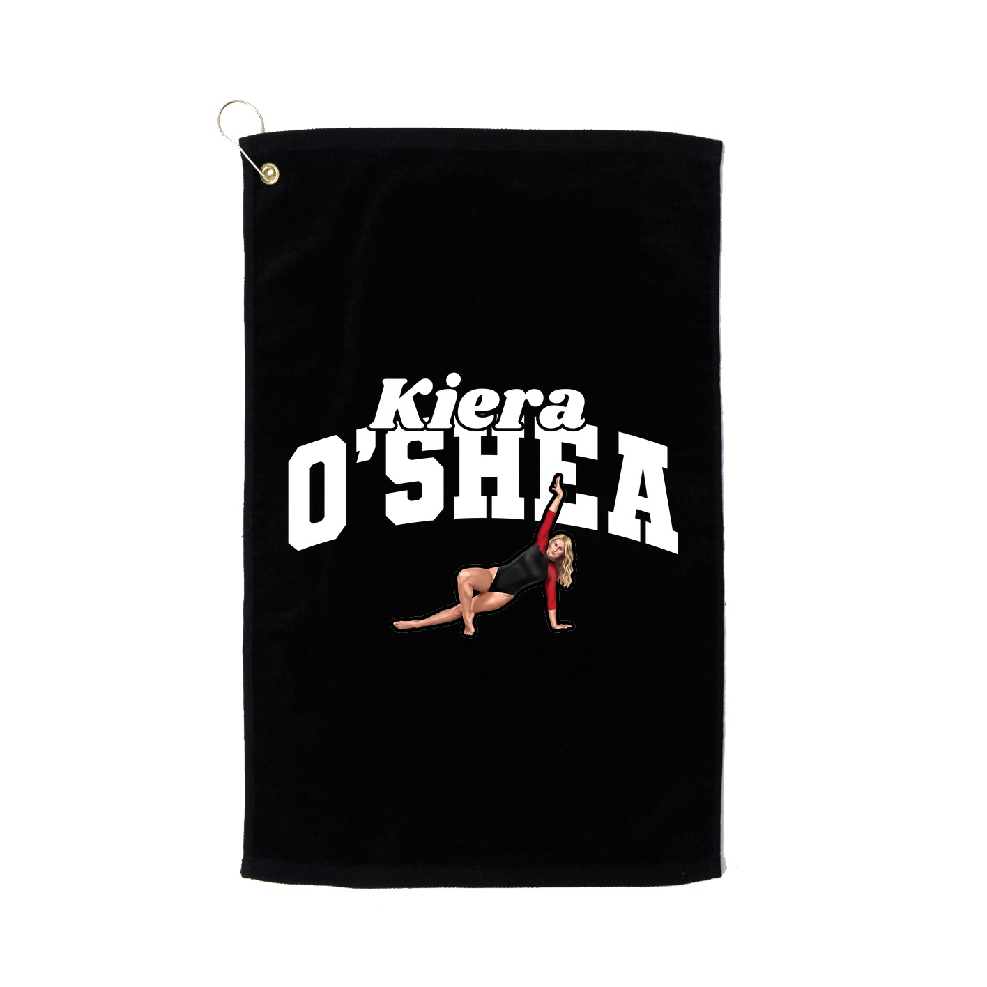 Golf Towel — Signature Arch in Black