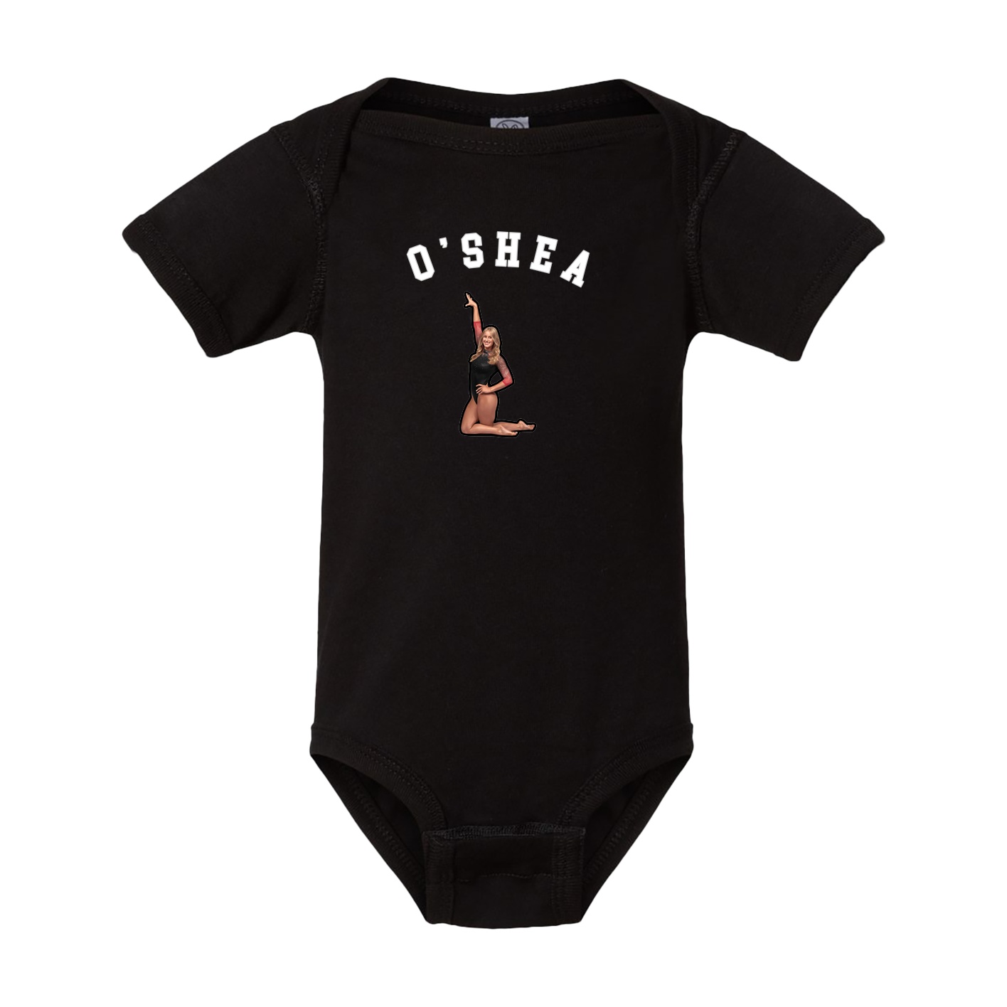 Baby Onesie — Shirsey Arch in Black