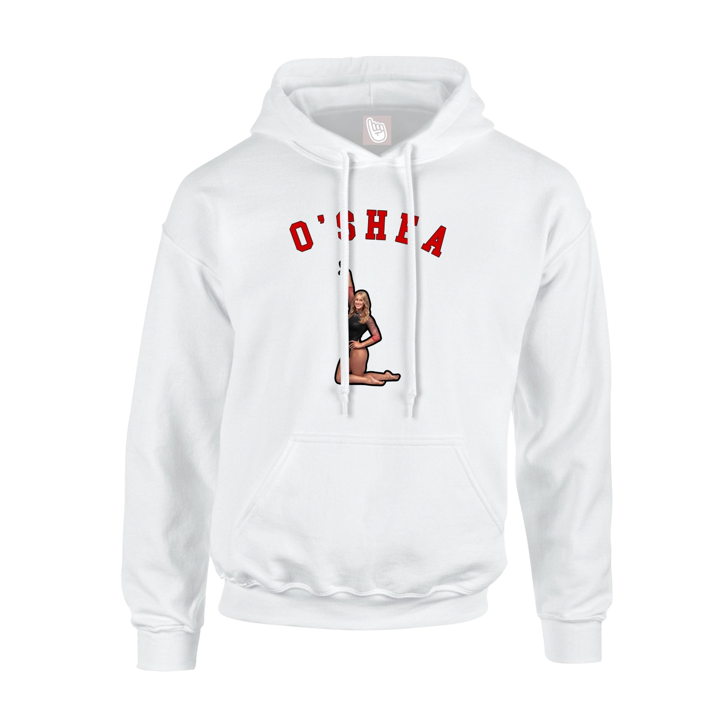 Hoodie — Shirsey Arch in White