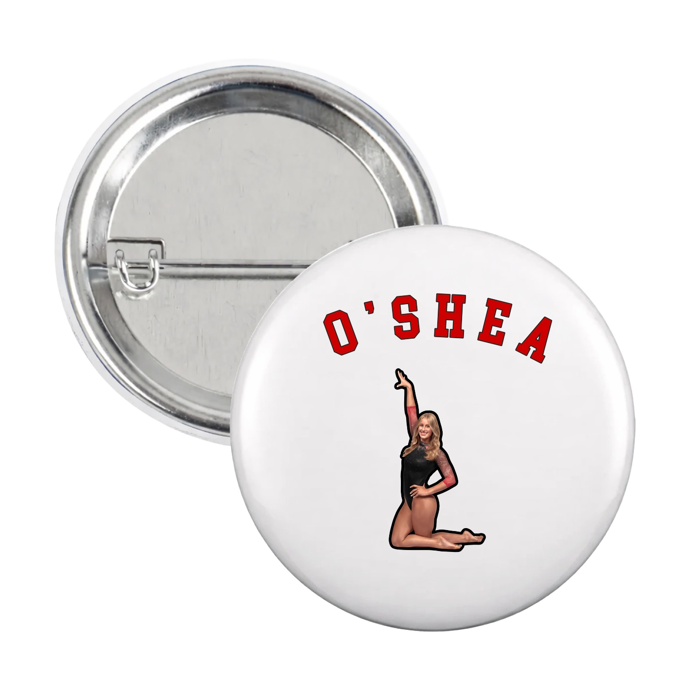 Game Day Button — Shirsey Arch in White