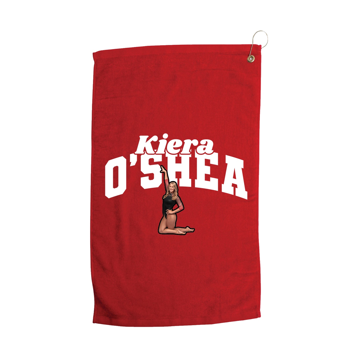 Golf Towel — Signature Arch in Red