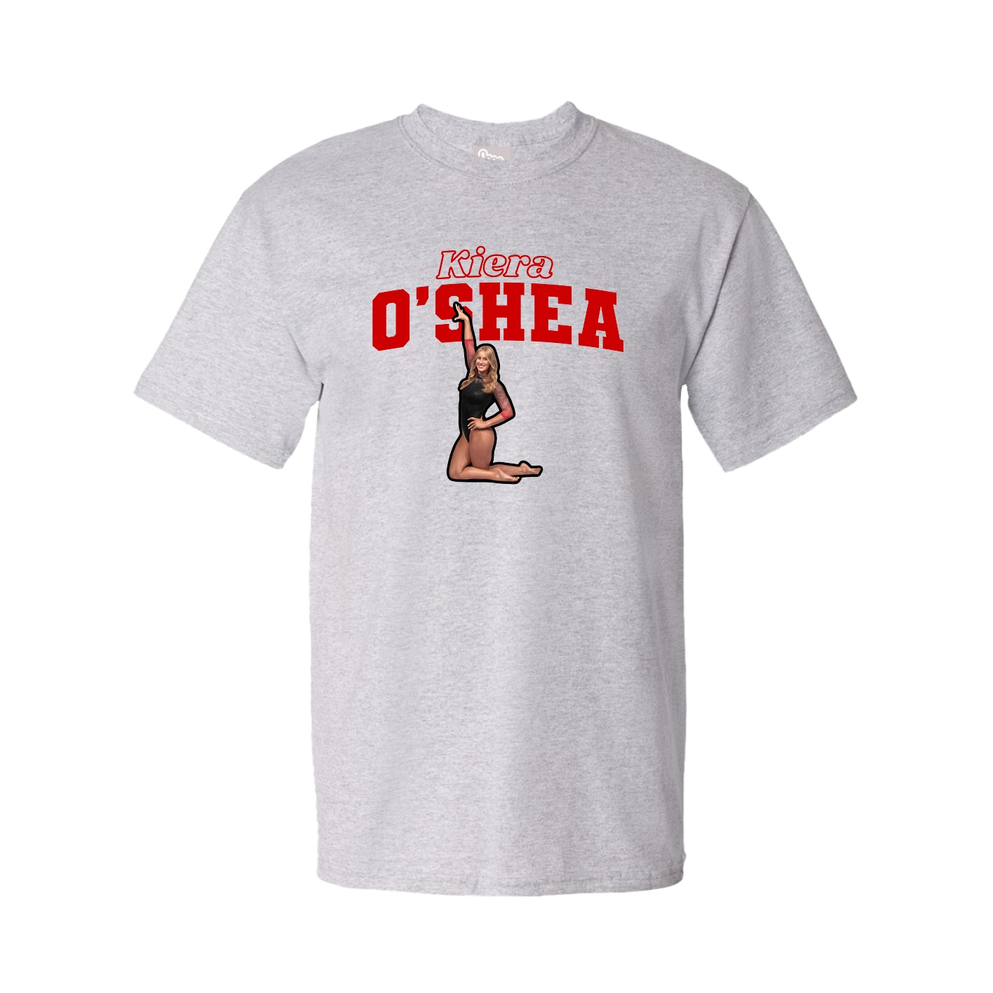 Youth Tee — Name Arch in Grey