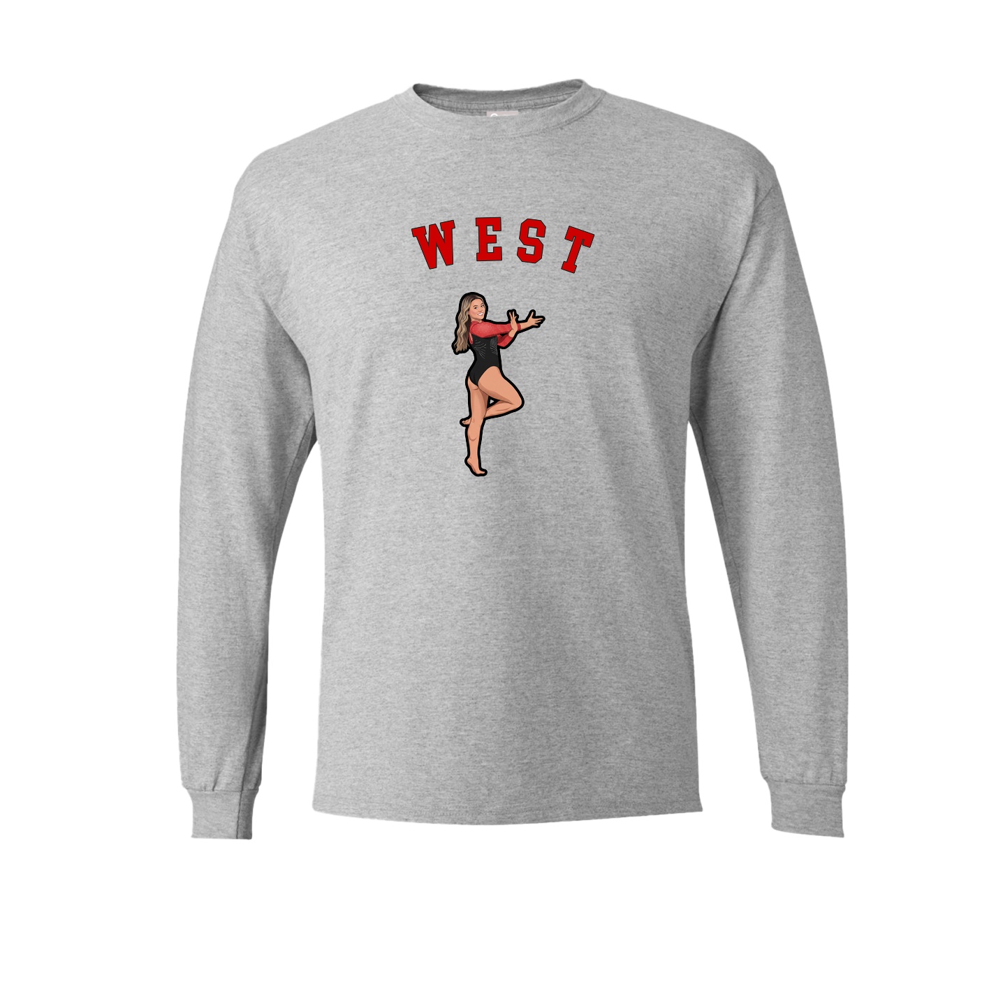 Long Sleeve Tee — Shirsey Arch in Grey