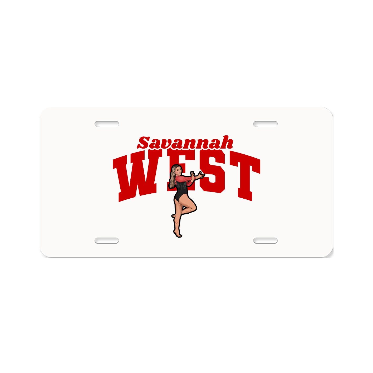 License Plate — Signature Arch in Classic