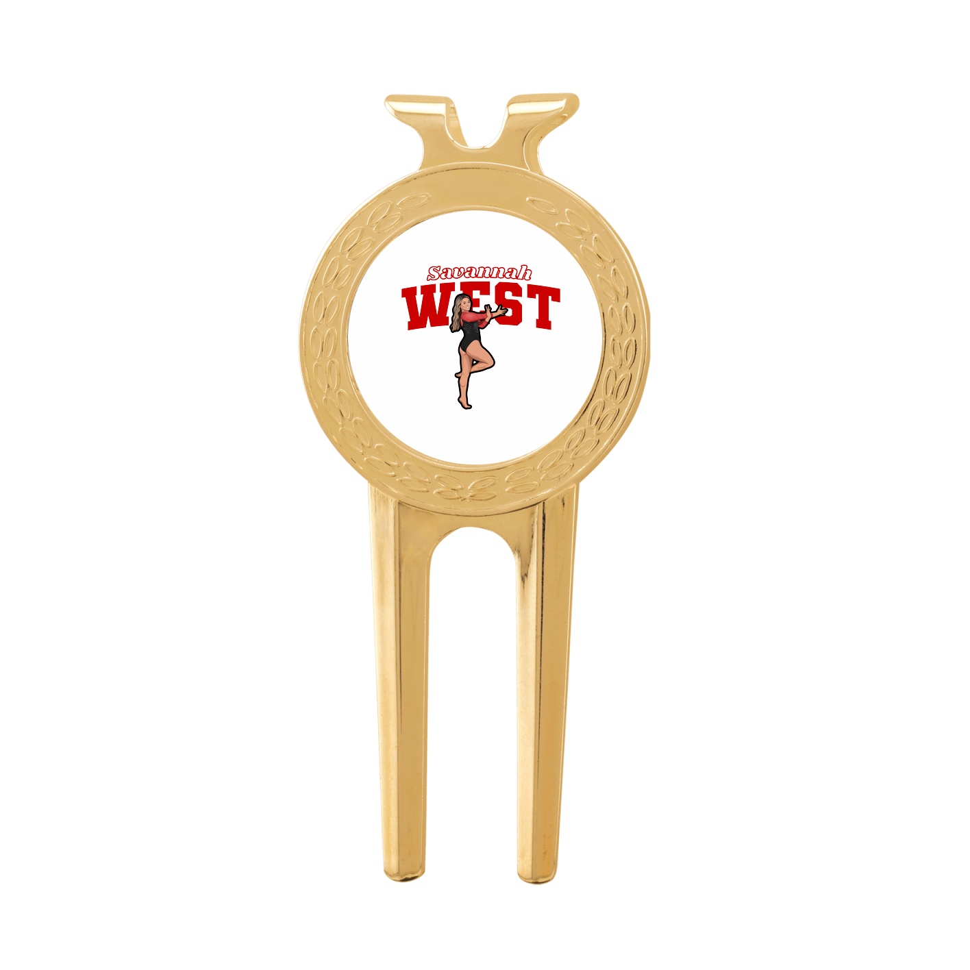 Divot Tool with Ball Marker — Name Arch in Classic