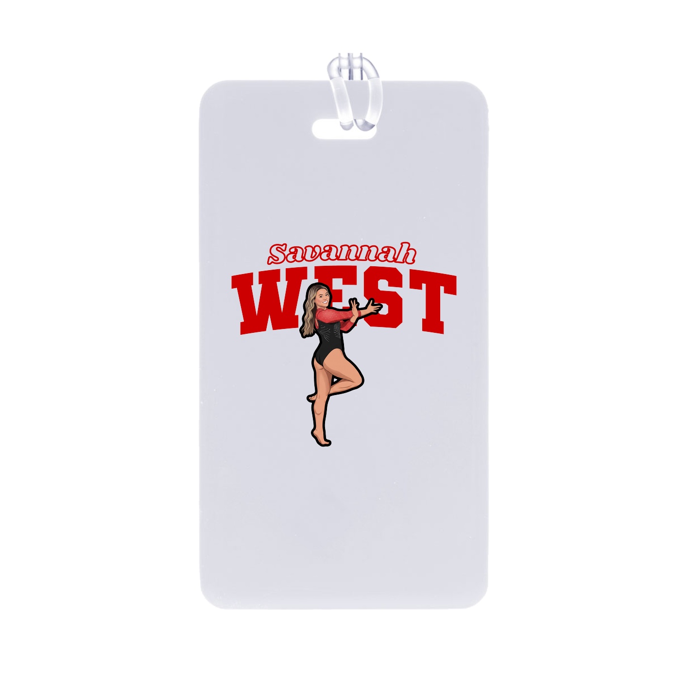 Bag Tag — Name Arch in Classic